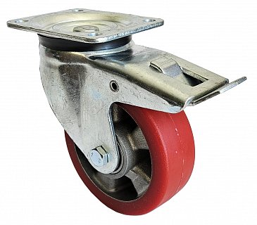 Zátěžové pojezdové kolo - L620.B90.150 RED SOFT